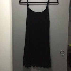 Black slip for underneath a dress